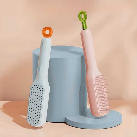 ⭐️⭐️⭐️⭐️⭐️ Self Cleaning Hair Brush